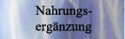 Nahrungsergnzungen